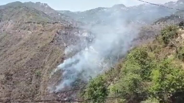 Mussoorie Forest Fire News