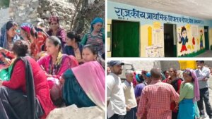 people boycott voting in tehri