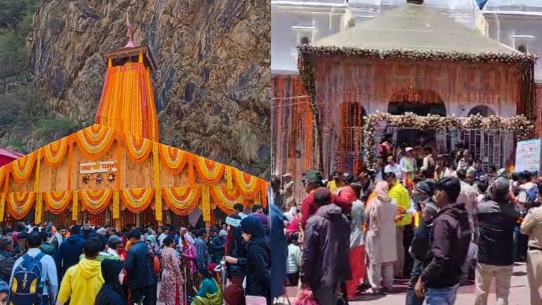 Gangotri yamunotri dham doors open