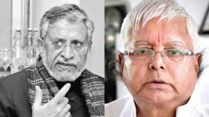 Sushil Kumar Modi lalu prasad yadav