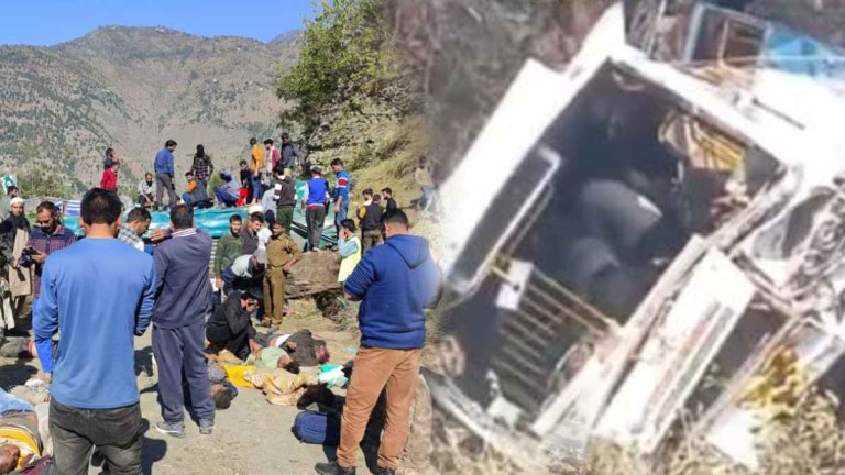 jammu kashmir | jammu bus accident | jammu accident | hathras |