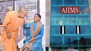 cm yogi mother admitted in aiims