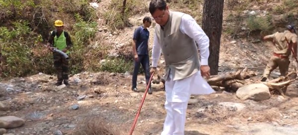 Pushkar Singh Dhami | Uttarakhand forest fire | uttarakhand