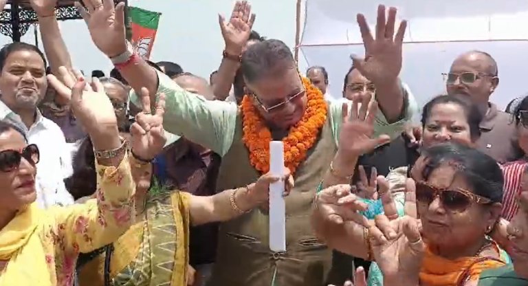 Ganesh Joshi danced after Winning