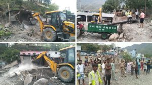 Impact of news on Illegal encroachment in Khara Strot river