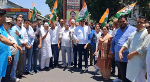 neet paper leak case | congress leaders protest | congress protest in uttarakhand |