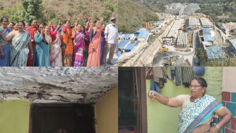 pauri news people upset due to blasting: रामपुर और आसपास के गांव के लोग टनल निर्माण के दौरान हो रही ब्लास्टिंग से हैं परेशान