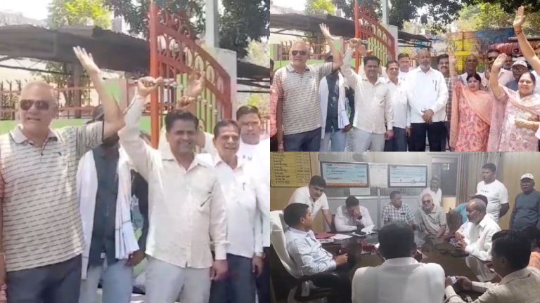 roorkee Chief Municipal Officer congress protest