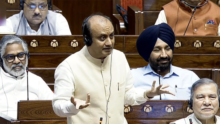 sudhanshu trivedi in rajya sabha