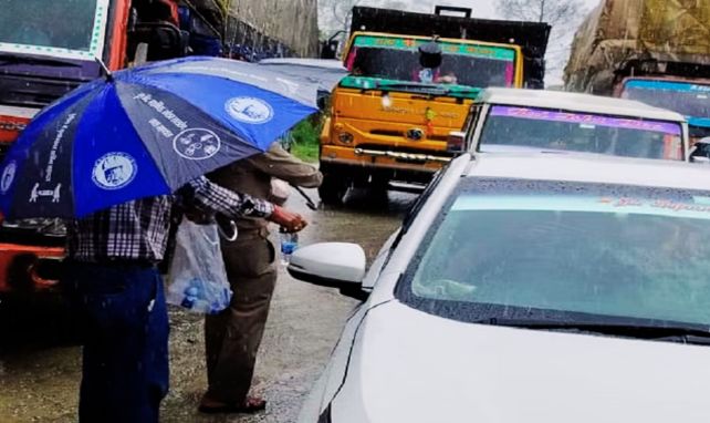 Debris On Swanla Near Champawat NH