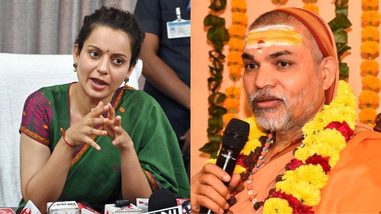 Kangana Ranaut Shankaracharya Avimukteshwarananda Saraswati