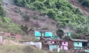 Landslide Occurred In Tingarh Village Of Tehri