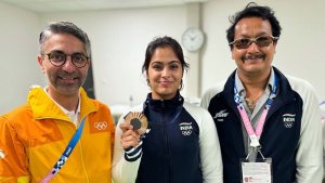 Paris Olympics 2024 Manu Bhaker Success Story Abhinav Bindra Jaspal Rana