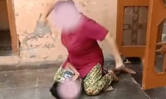 Video Of Mother Beating Son Goes Viral