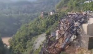 new bridge broken in rudraprayag |