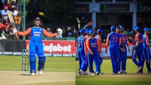 ind vs zim abhishek sharma t20 century: अभिषेक शर्मा ने खेली शानदार शतकीय पारी