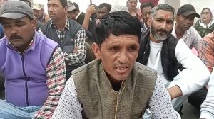 mussoorie labour union protest | protest against dhami government | mussoorie labour union demand |