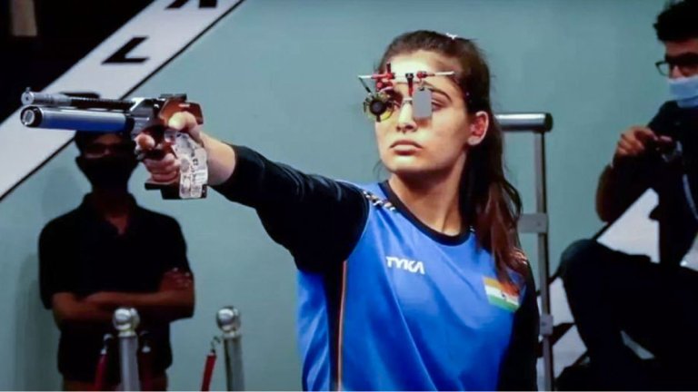 Manu Bhaker preparation for Olympic Games Paris 2024