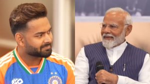 rishabh pant ने pm modi से की मुलाकात