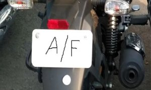 AF Means On Vehicles Number Plate