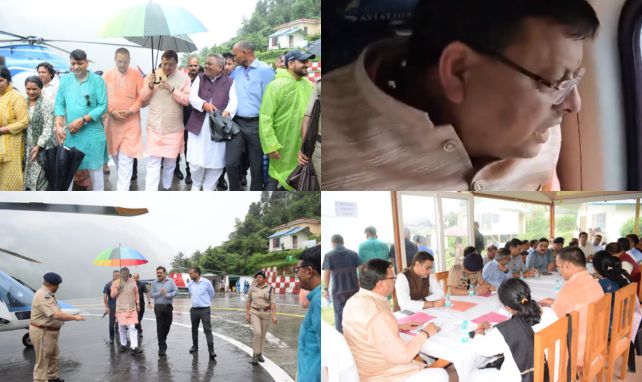 CM Dhami Visit Kedarnath