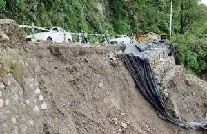 Heavy Rain In Mussoorie