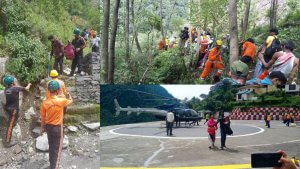 Heavy rain in kedarnath: बादल फटने के बाद रेस्क्यू अभियान तेज