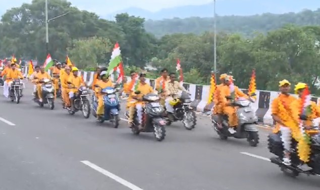 shantikunj workers procession | haridwar shantikunj | ganga clean |