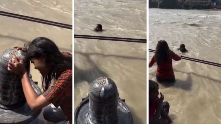 Haridwar News girl drowned in Ganga while making reel