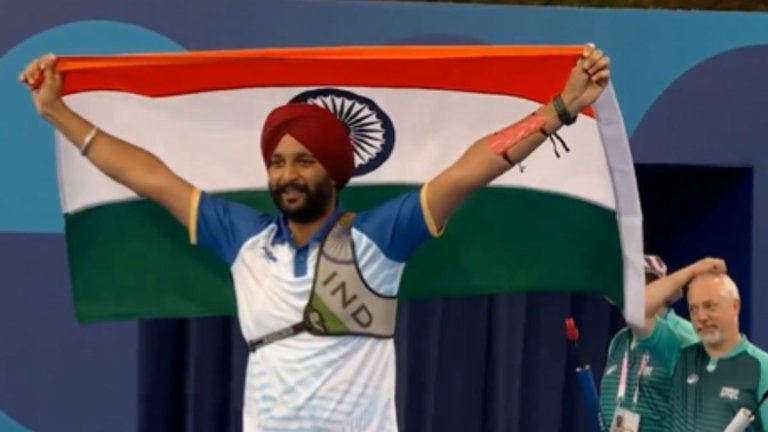 Harvinder Singh won gold medal in paris paralympics 2024