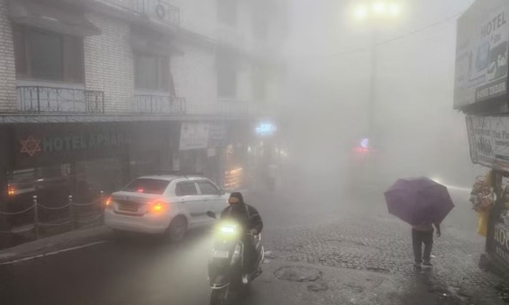 Heavy Rainfall In Mussoorie