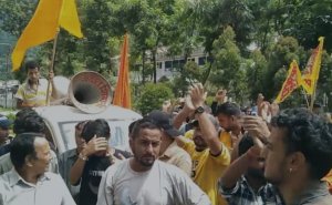 Hindu Organizations Protested