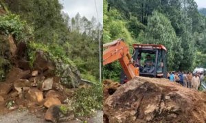 Landslide At Badrinath Highway