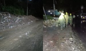 Landslide In Varunavat Mountain