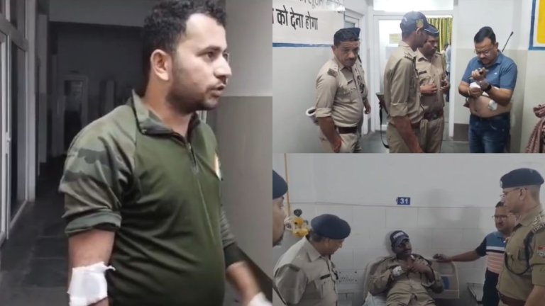 Udham Singh Nagar news Encounter between forest workers and wood smugglers