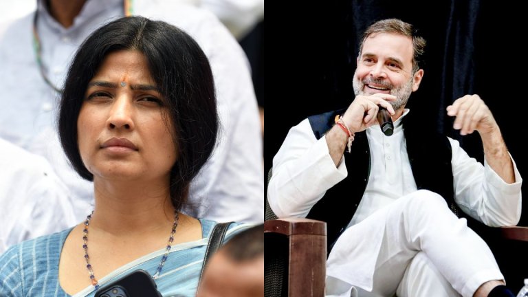 dimple yadav on rahul gandhi