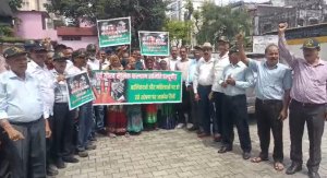 uttarakhand woman crime | ex servicemen organization protest |