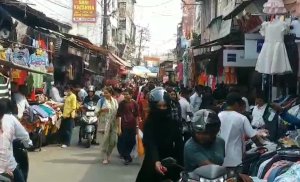 Haldwani Market Decorated For Dhanteras