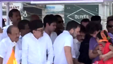 priyanka gandhi filed nomination | priyanka gandhi road show |