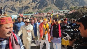 CM Dhami reached Badrinath